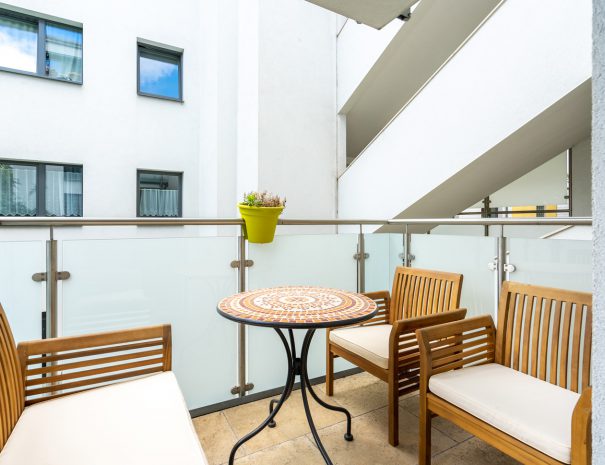 Balkon mit Sitzlounge