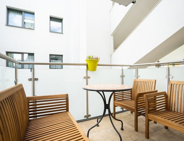 Balkon mit Sitzlounge